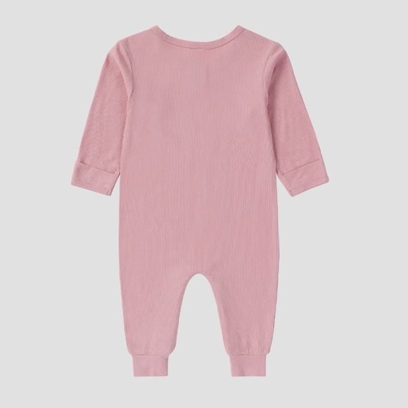 Pink Bamboo Baby Onesie - Picture 4 of 4